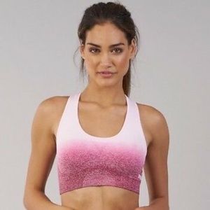 Gymshark Ombré Sports Bra Chalk Pink/Beet